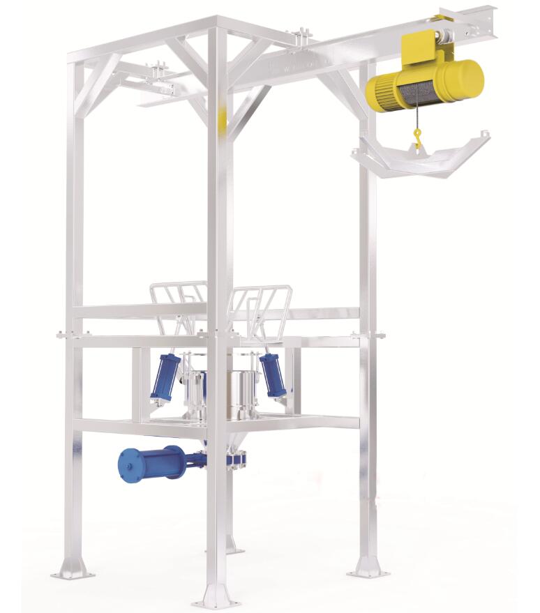 噸袋破袋機(jī)開袋站